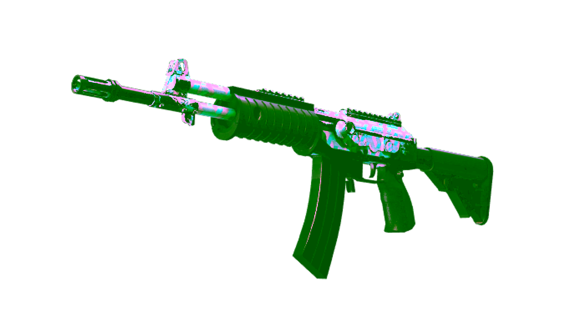 Display for Souvenir Galil AR | Aqua Terrace (Well-Worn)