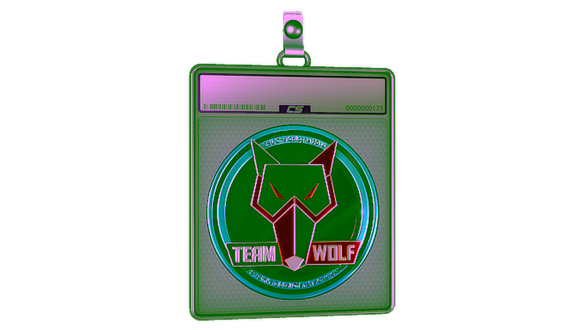 Mostrar para Sticker Slab | MTS GameGod Wolf (Foil) | Cologne 2014