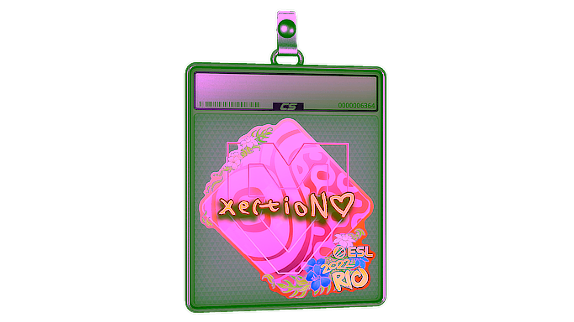 Display for Sticker Slab | xertioN (Holo) | Rio 2022
