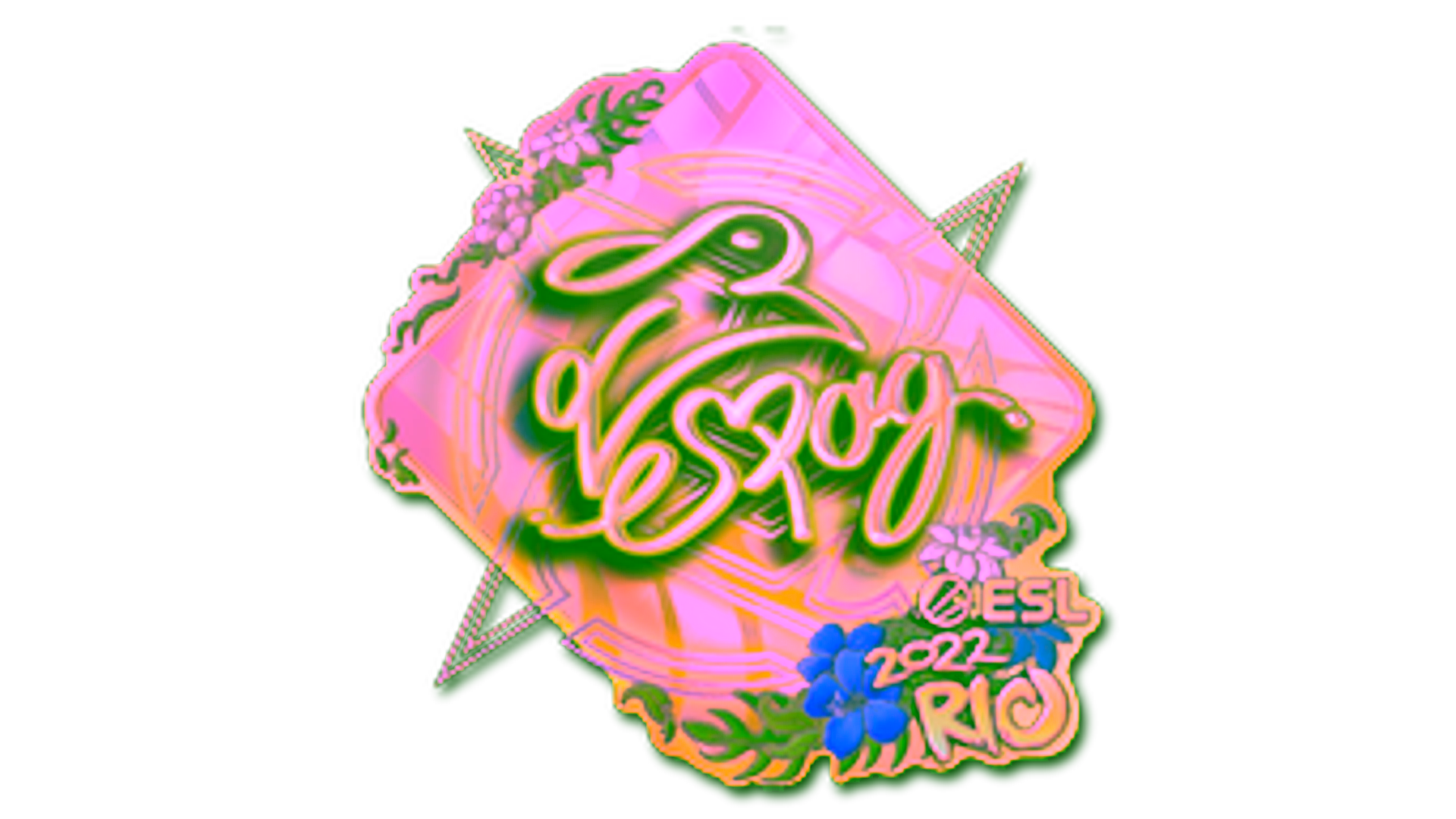 Affichage pour Sticker | es3tag (Holo) | Rio 2022