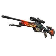 StatTrak™ SSG 08 | Dragonfire (Field-Tested)