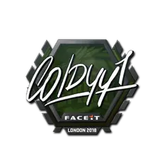 Sticker COLDYY1 London 2018