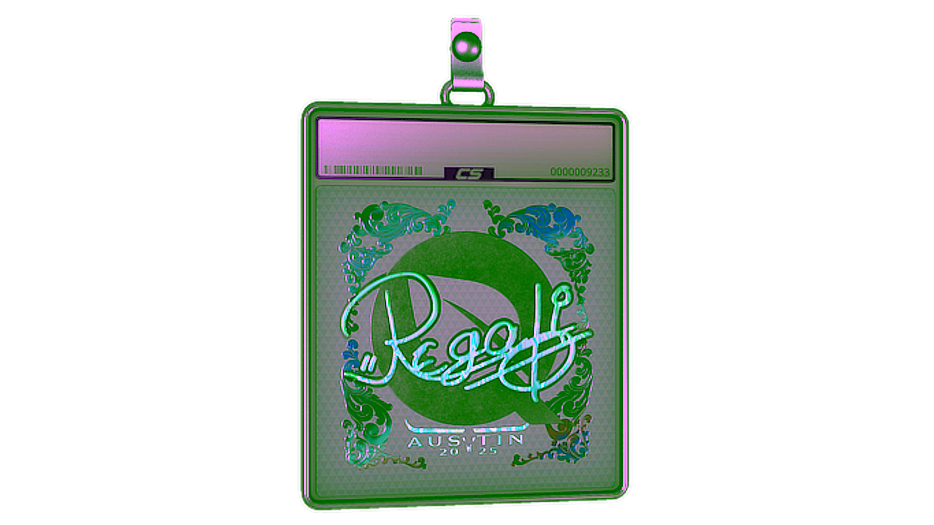 Visar för Sticker Slab | regali (Holo) | Austin 2025