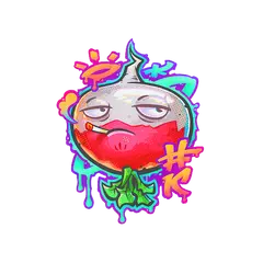 Sticker Radish K