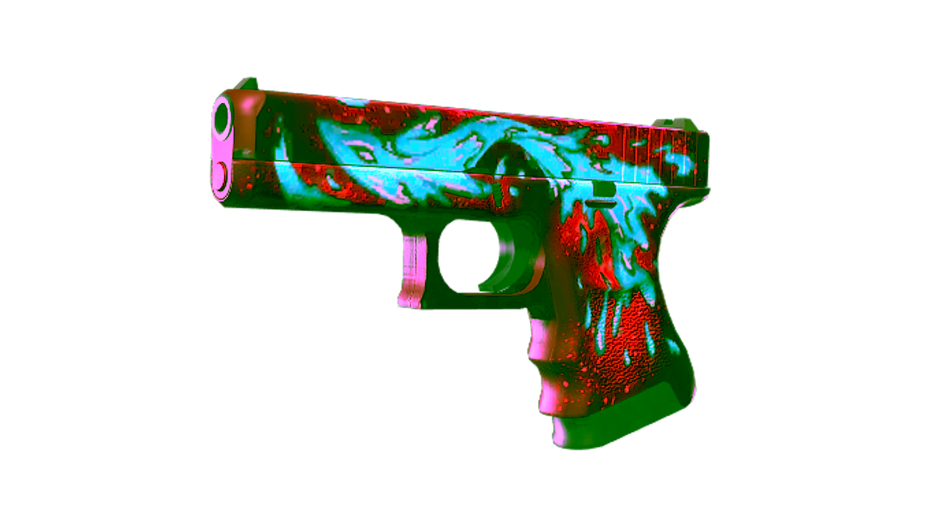 Exibição para StatTrak™ Glock-18 | Water Elemental (Factory New)