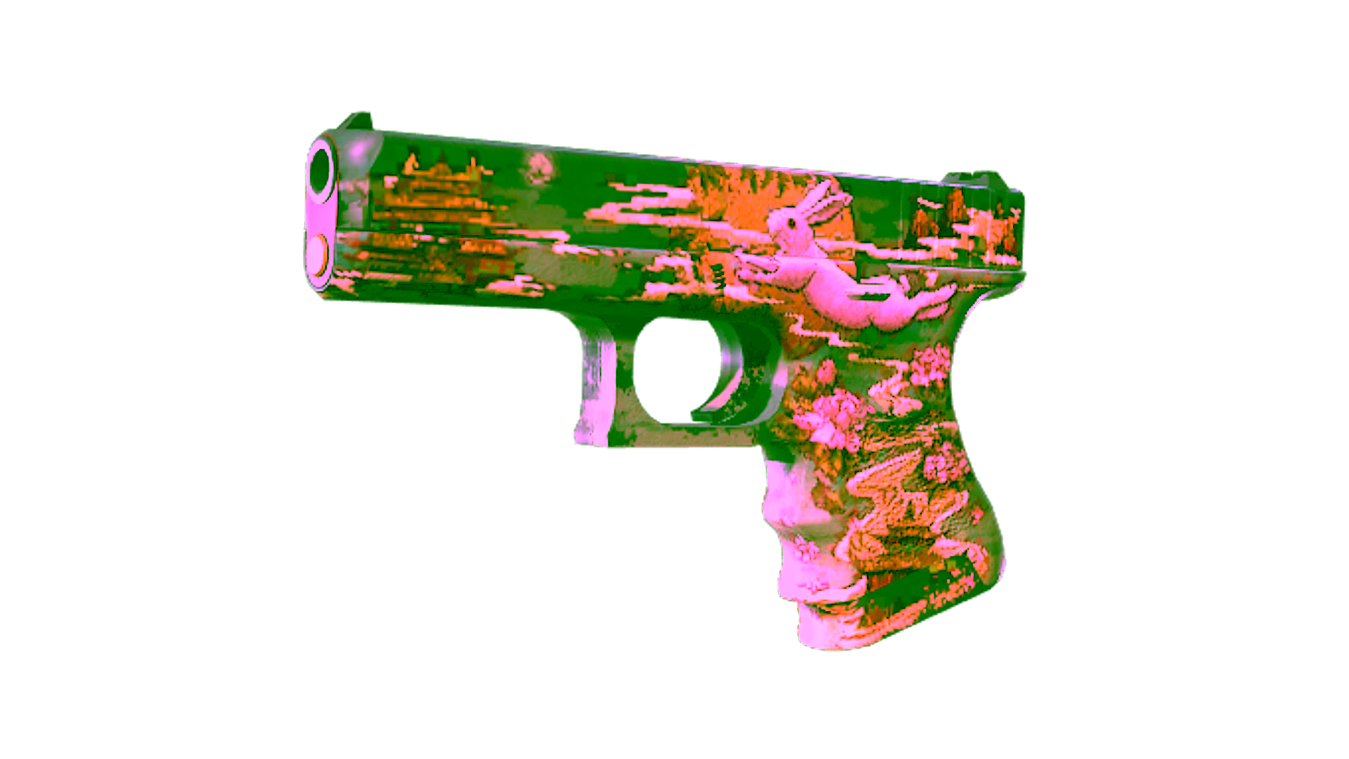 Glock-18 | Umbral Rabbit (Well-Worn) için görüntü