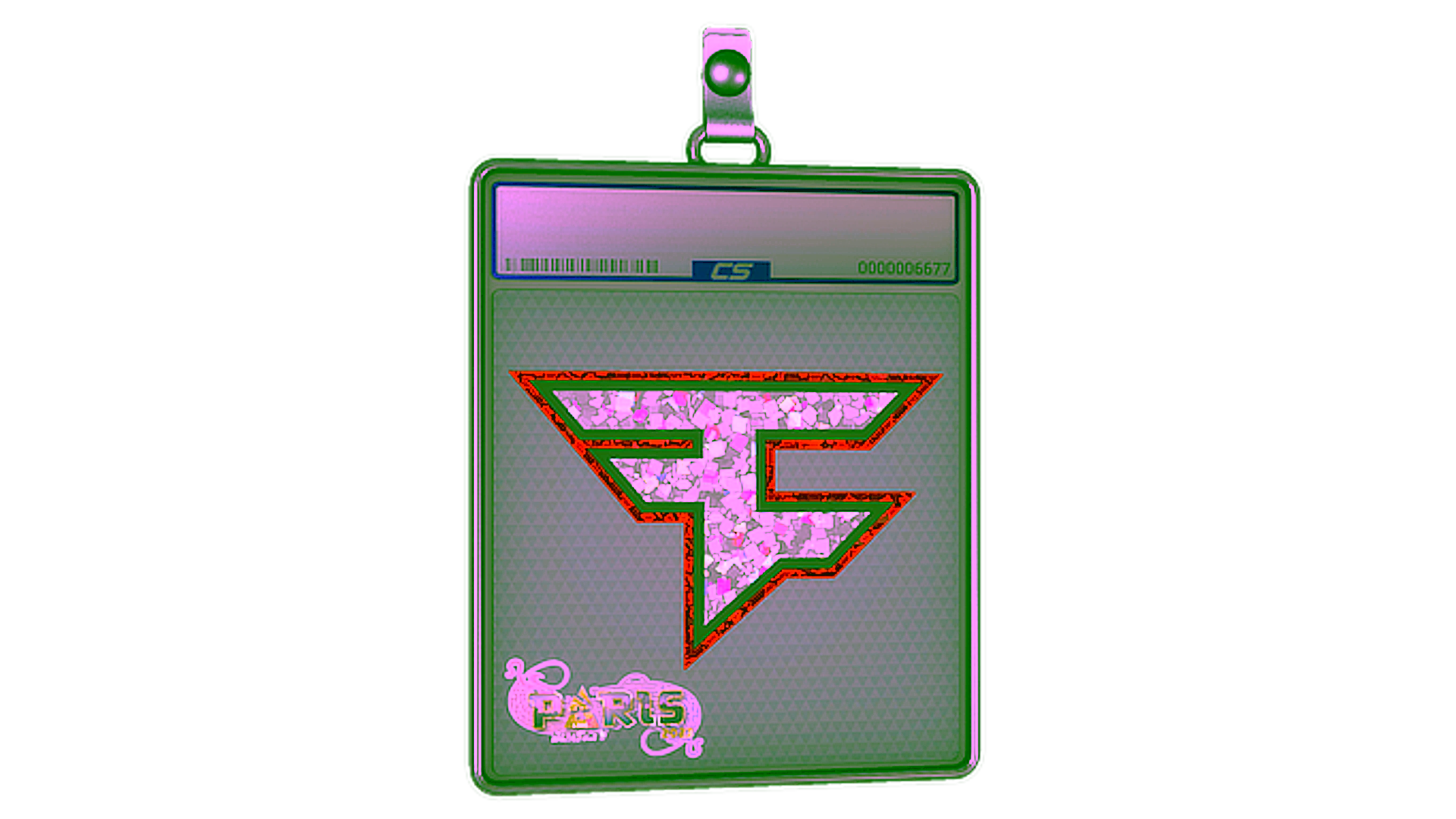 Wyświetl dla Sticker Slab | FaZe Clan (Glitter) | Paris 2023