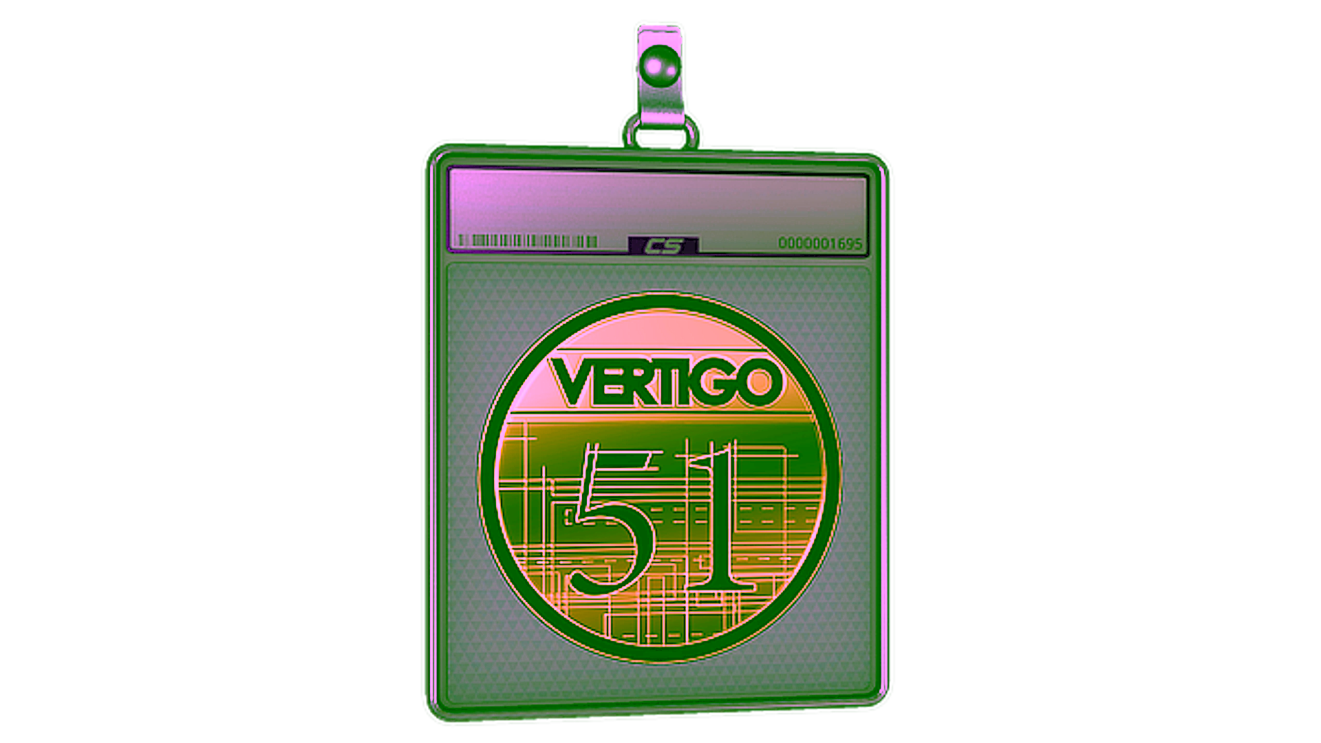 Дисплей для Sticker Slab | Vertigo (Gold)