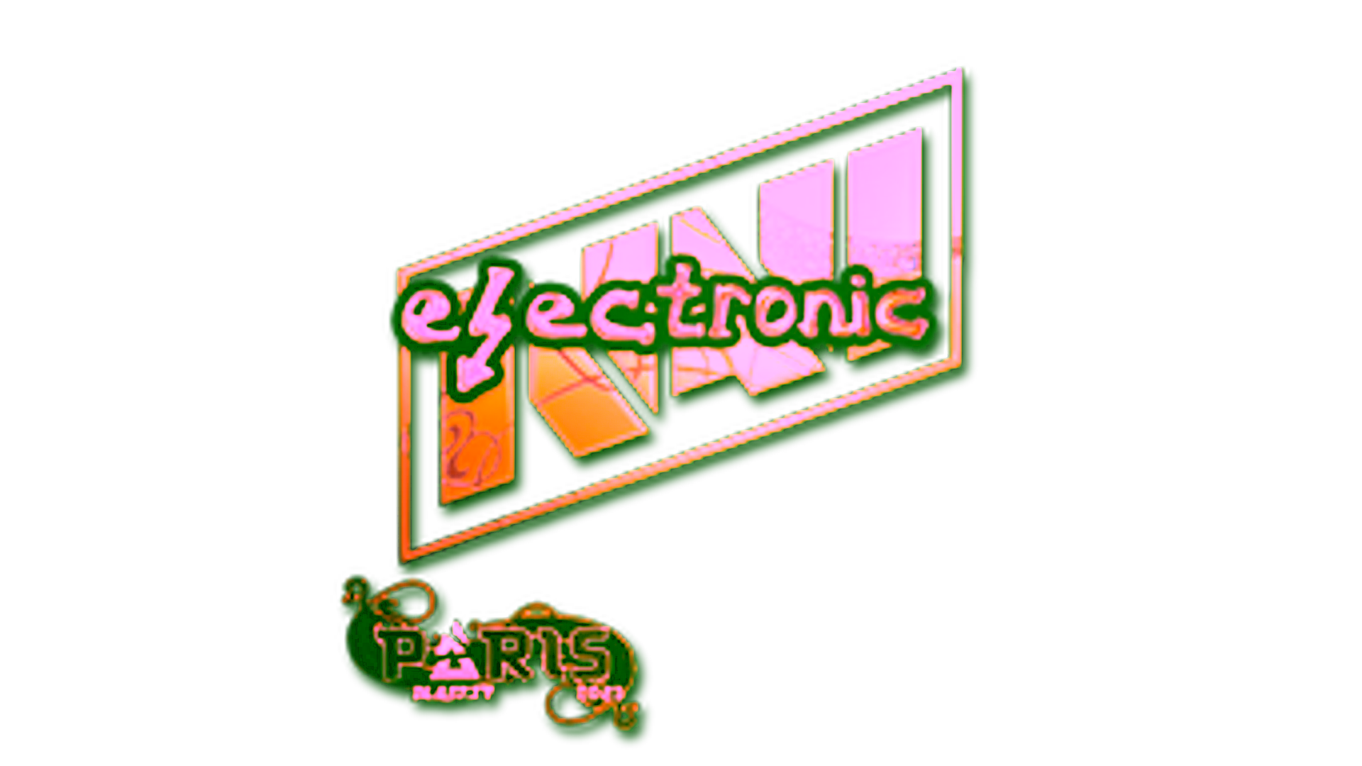 Display for Sticker | electronic (Holo) | Paris 2023