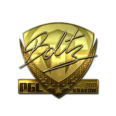 Sticker | boltz (Gold) | Krakow 2017