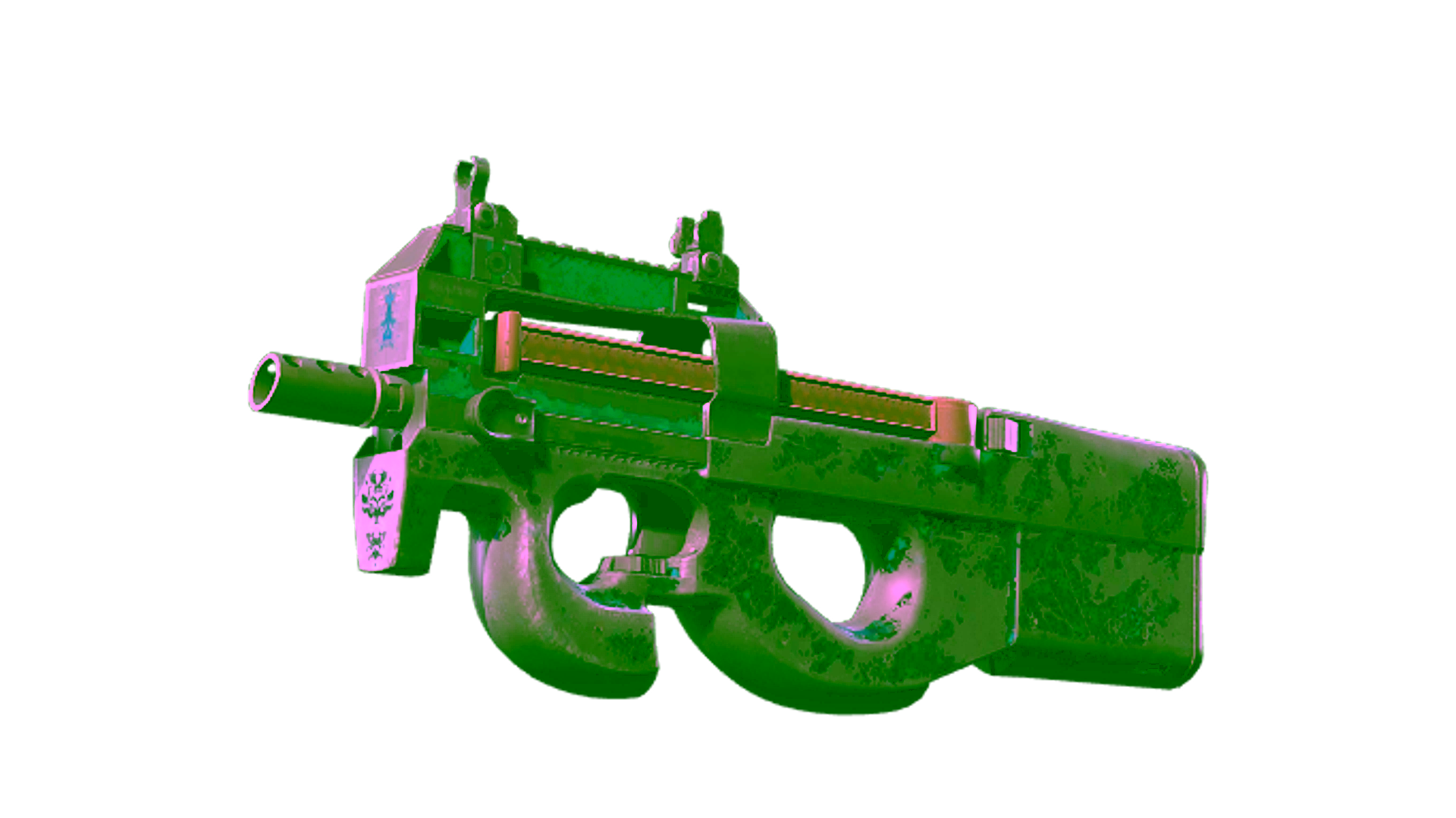 Display for StatTrak™ P90 | Blind Spot (Battle-Scarred)