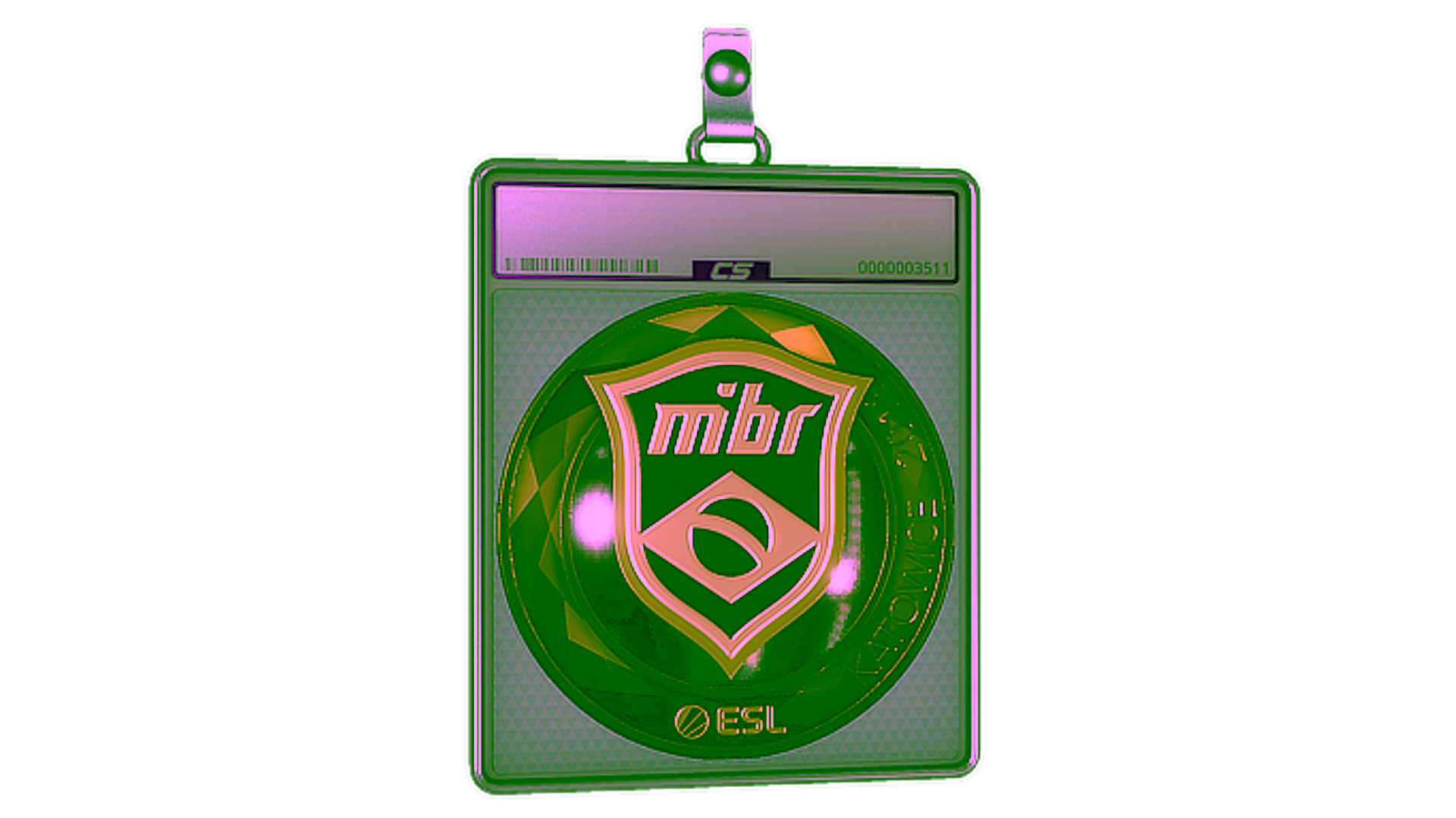 Display for Sticker Slab | MIBR (Gold) | Katowice 2019