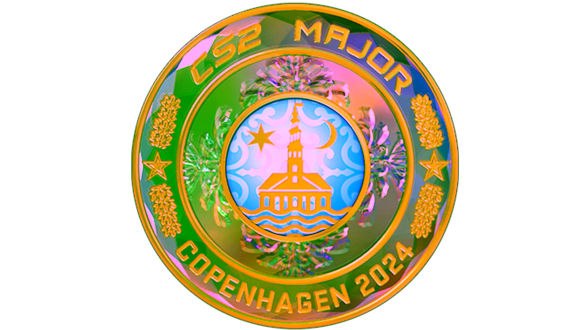 Display for Copenhagen 2024 Diamond Coin