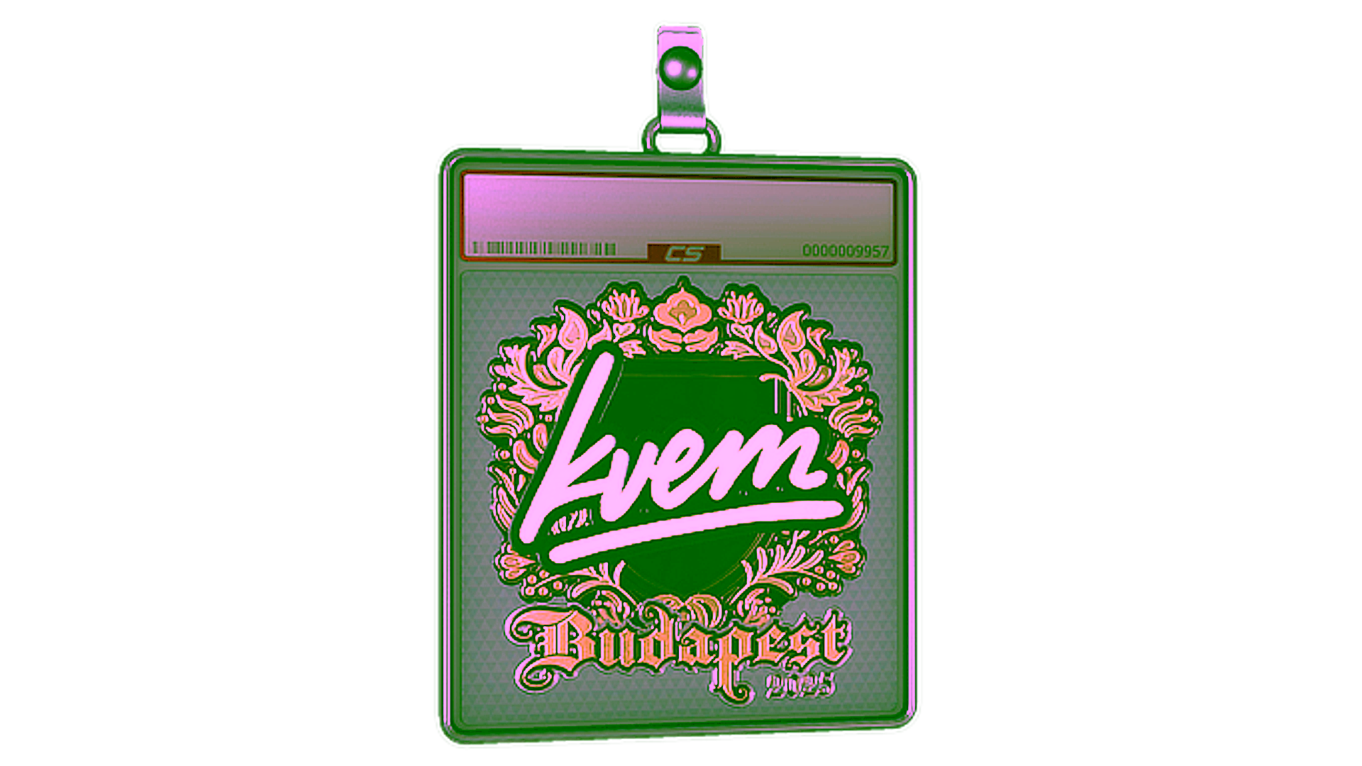 Sticker Slab | Kvem (Gold) | Budapest 2025 için görüntü