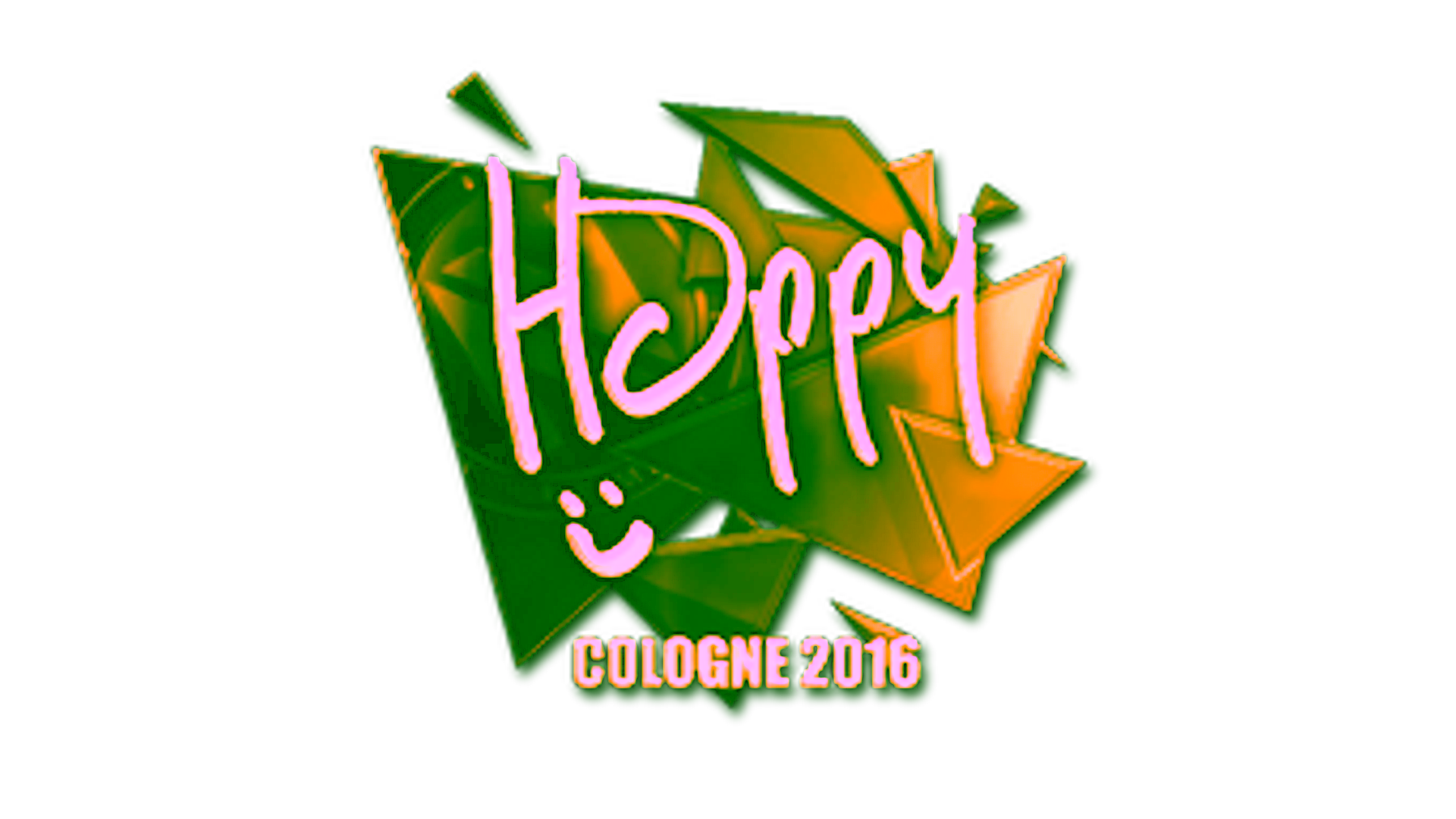 Anzeige für Sticker | Happy (Gold) | Cologne 2016