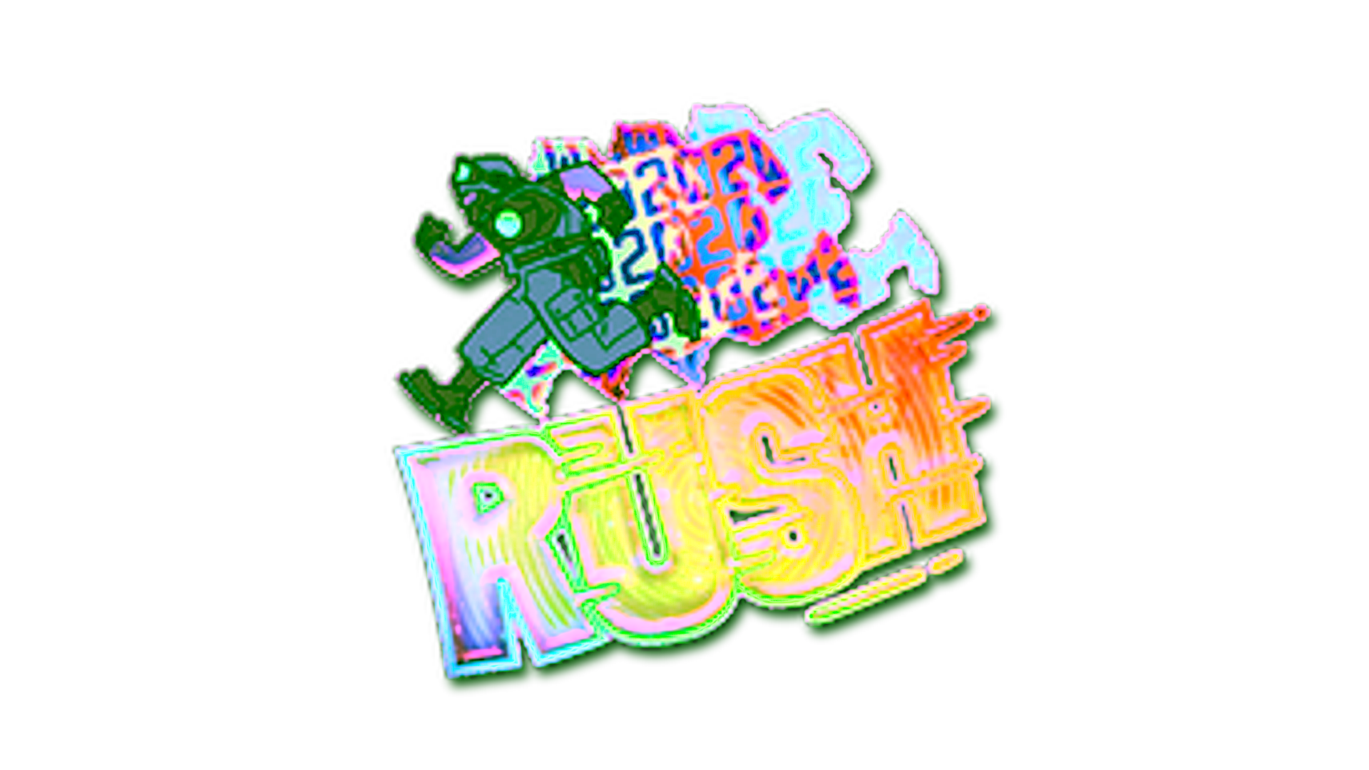 Sticker | Rush 4x20 (Holo) için görüntü