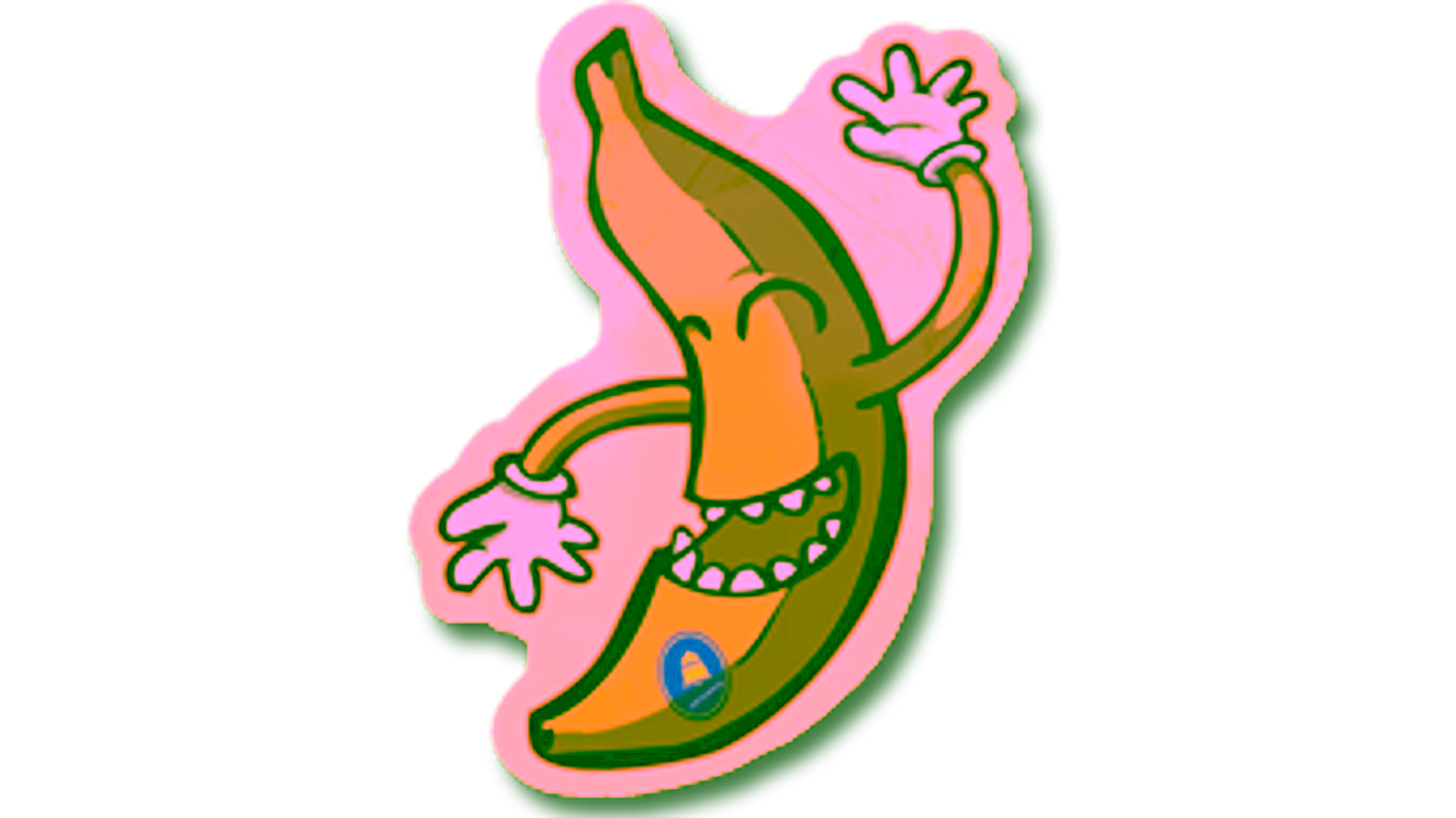 Display for Sticker | Banana