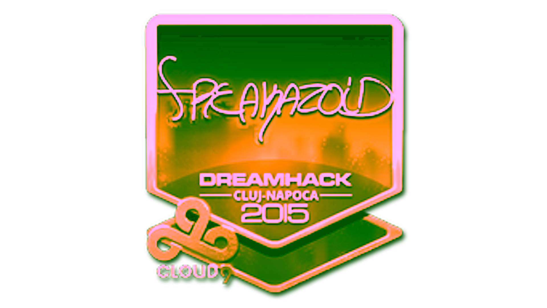 Display for Sticker | freakazoid (Gold) | Cluj-Napoca 2015