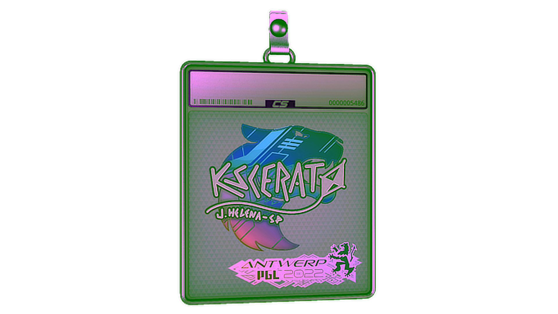 Affichage pour Sticker Slab | KSCERATO (Holo) | Antwerp 2022