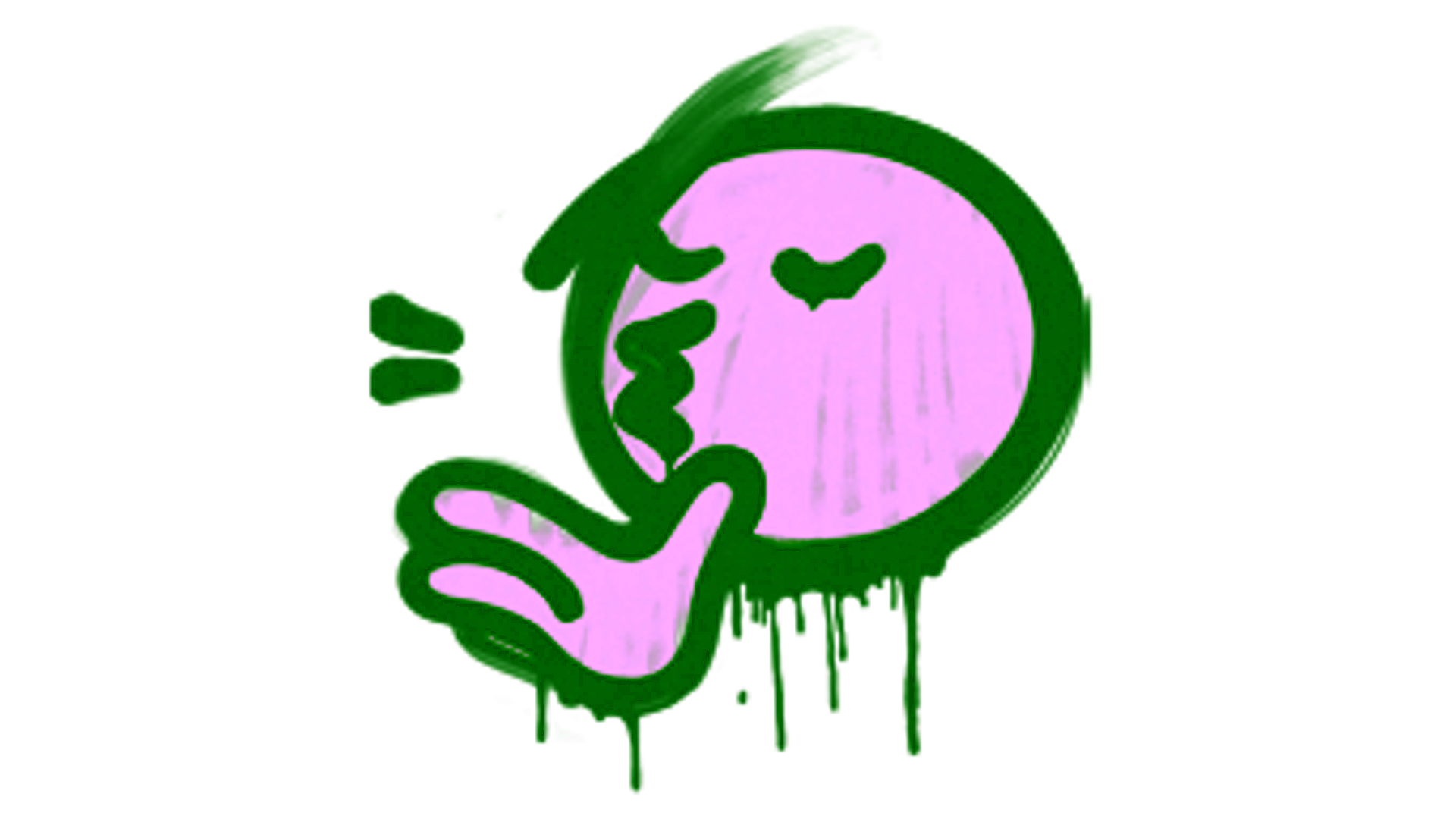 Display for Sealed Graffiti | Chef Kiss (Cash Green)