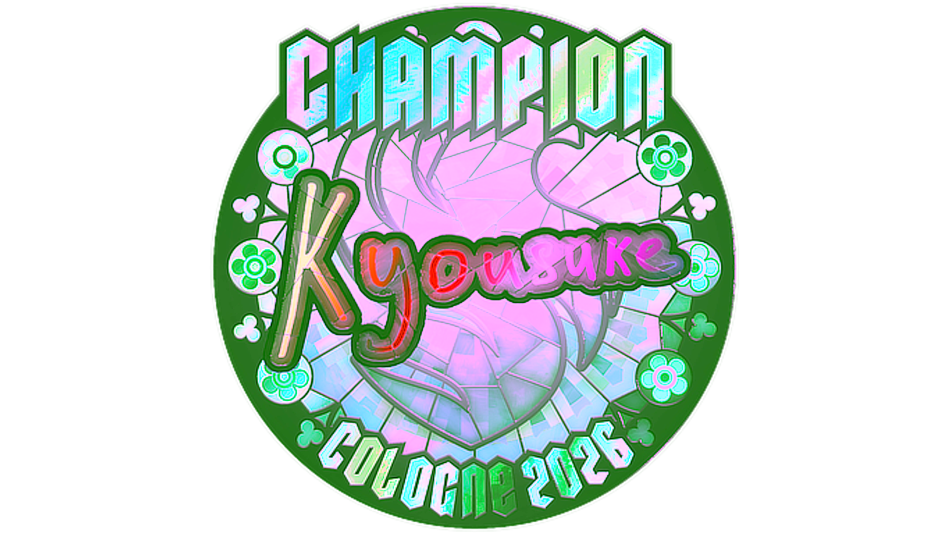 Display for Sticker | kyousuke (Holo, Champion) | Cologne 2026