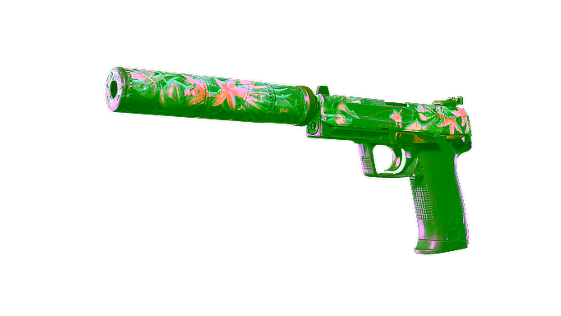 Display for USP-S | Tropical Breeze (Well-Worn)
