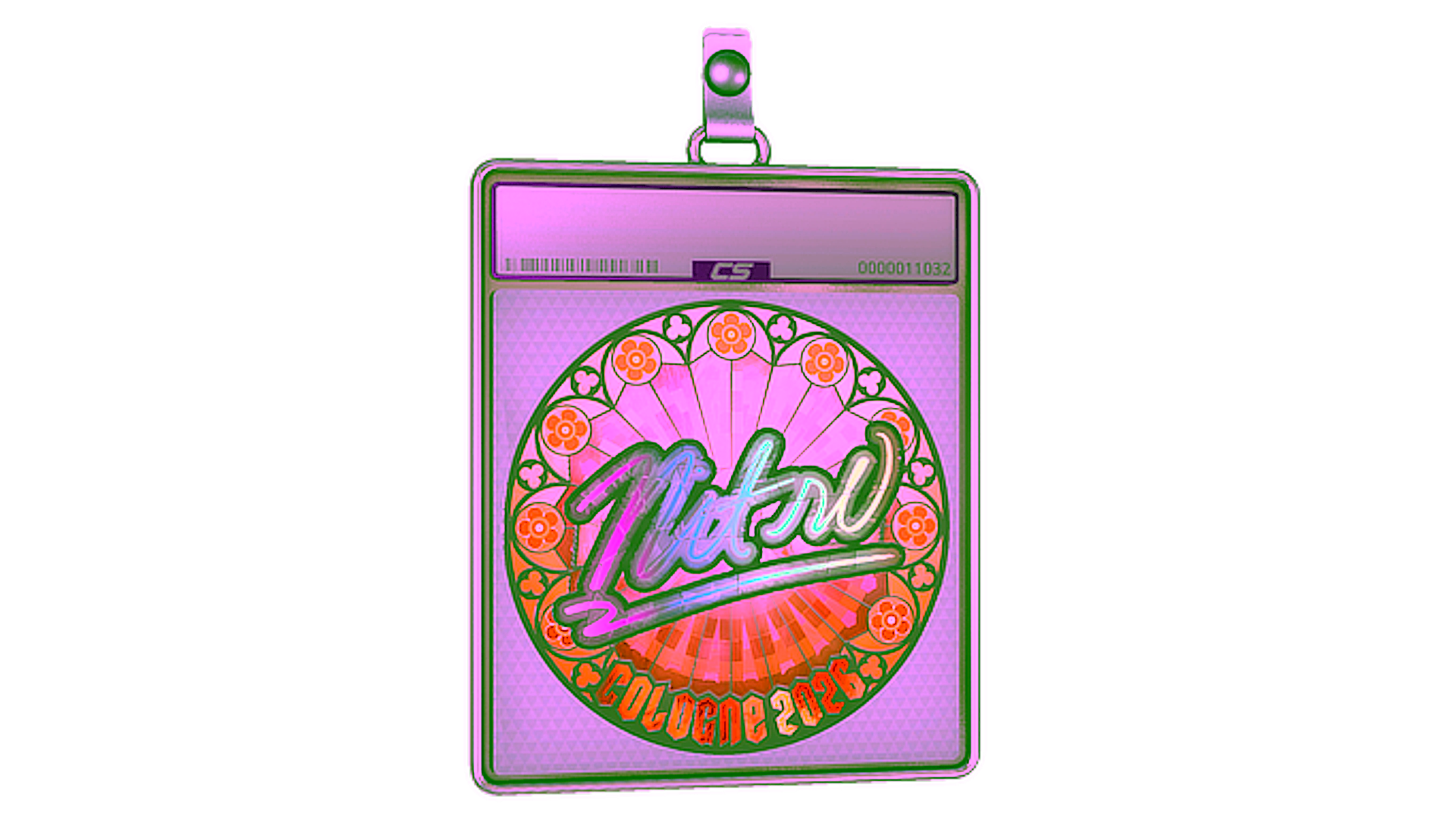Display for Sticker Slab | nitr0 (Holo) | Cologne 2026