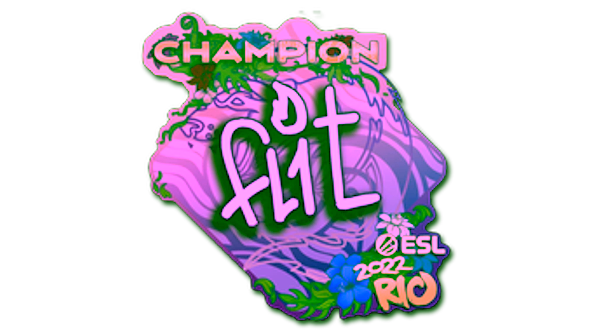 Rodyti Sticker | FL1T (Champion) | Rio 2022
