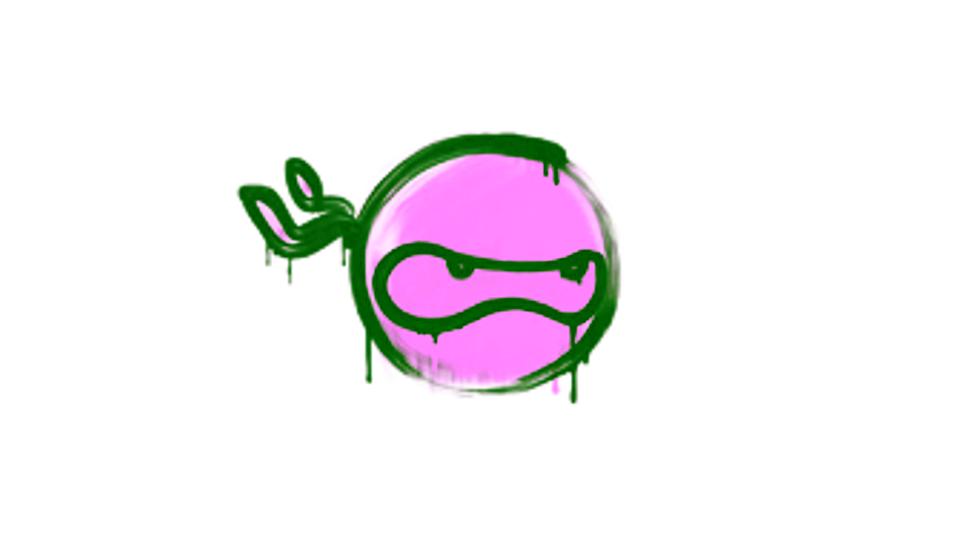 Display for Sealed Graffiti | Ninja (War Pig Pink)