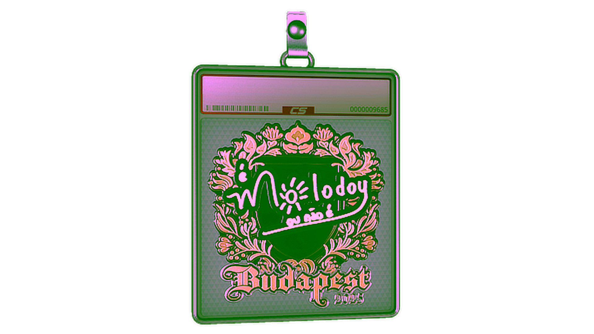 Display for Sticker Slab | molodoy (Gold) | Budapest 2025