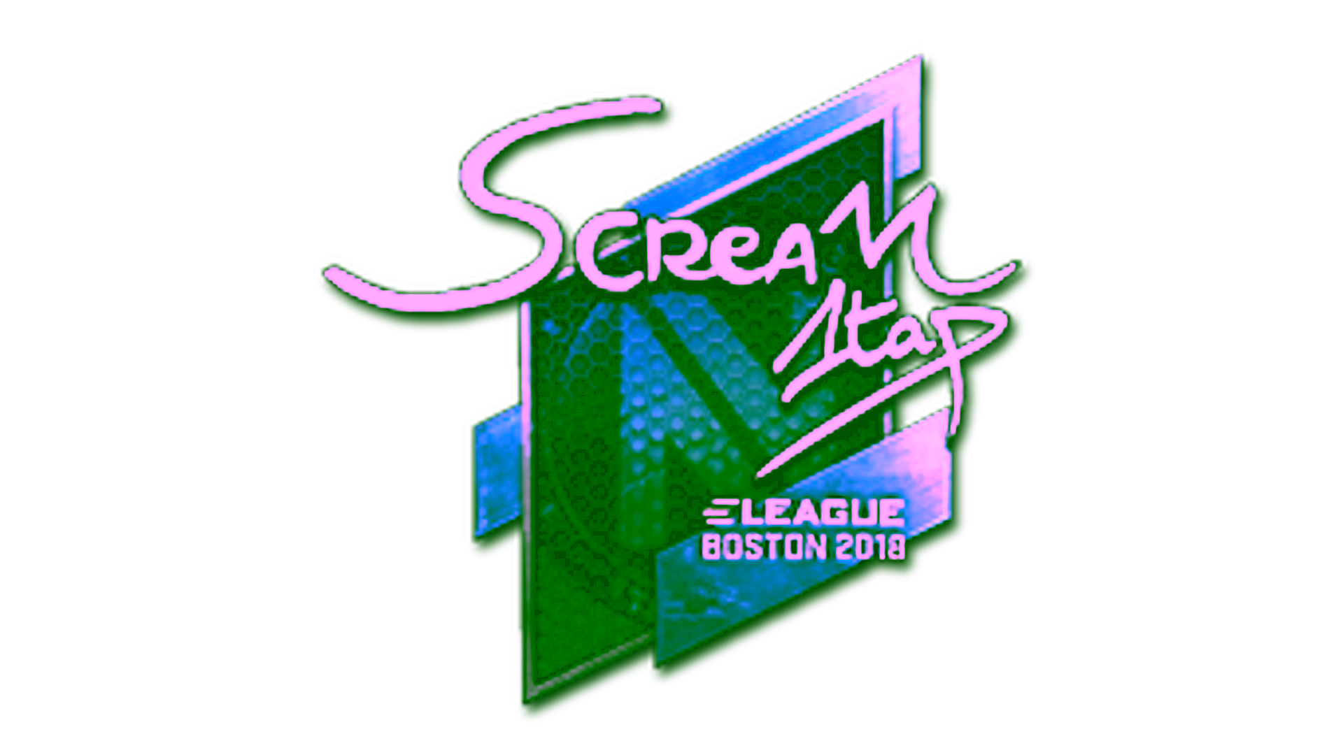 Sticker | ScreaM (Foil) | Boston 2018 için görüntü