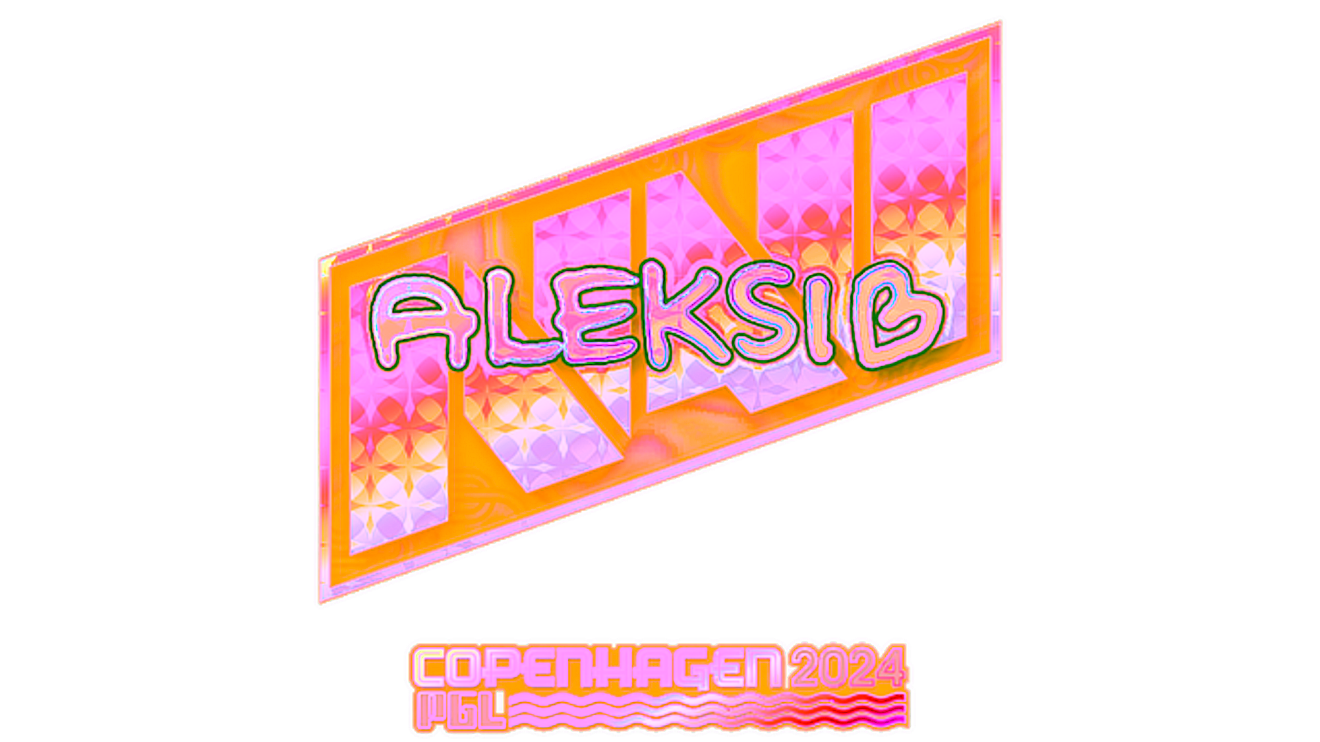 Visar för Sticker | Aleksib (Holo) | Copenhagen 2024