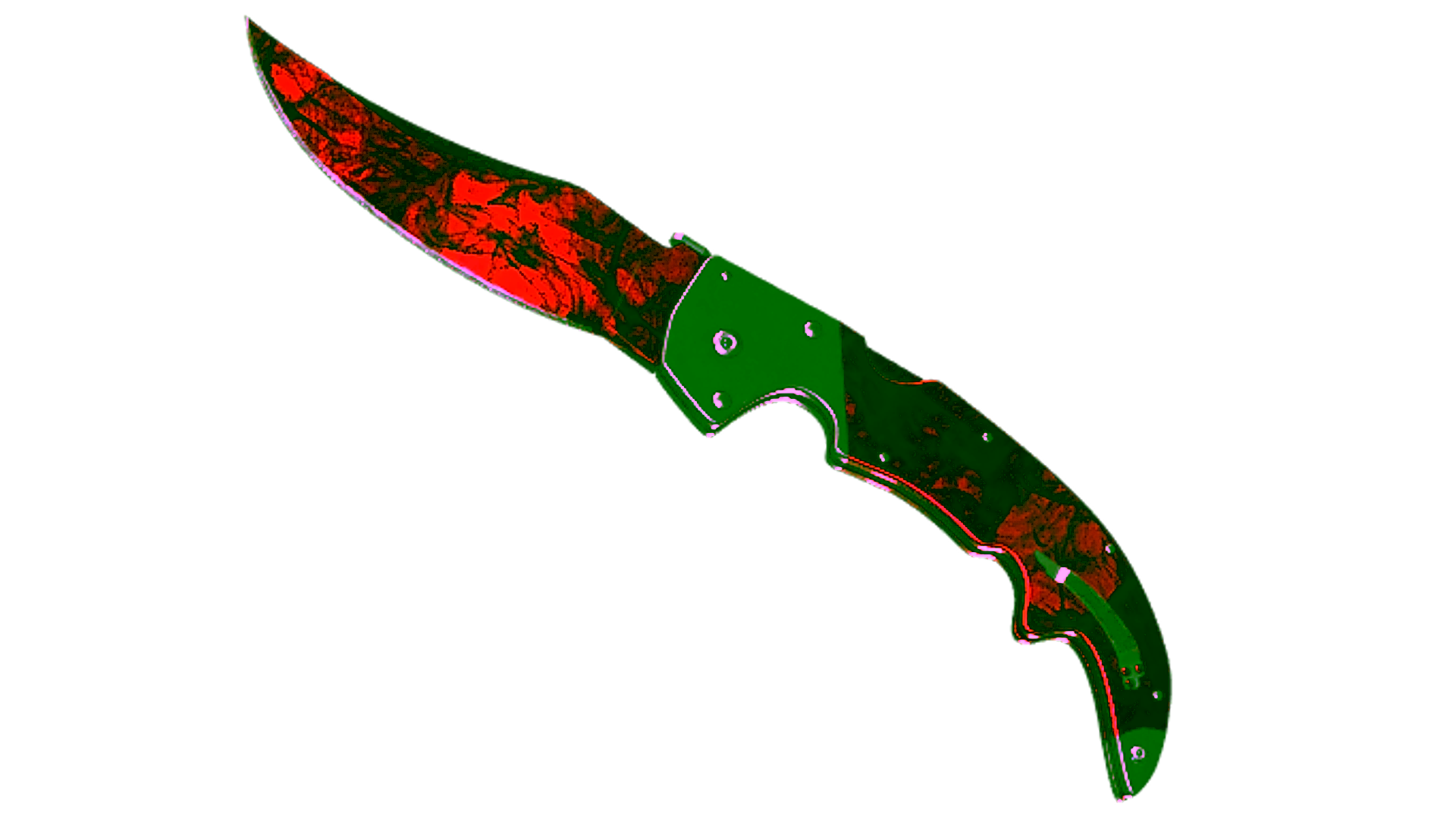 Дисплей для ★ StatTrak™ Falchion Knife | Doppler Ruby (Factory New)