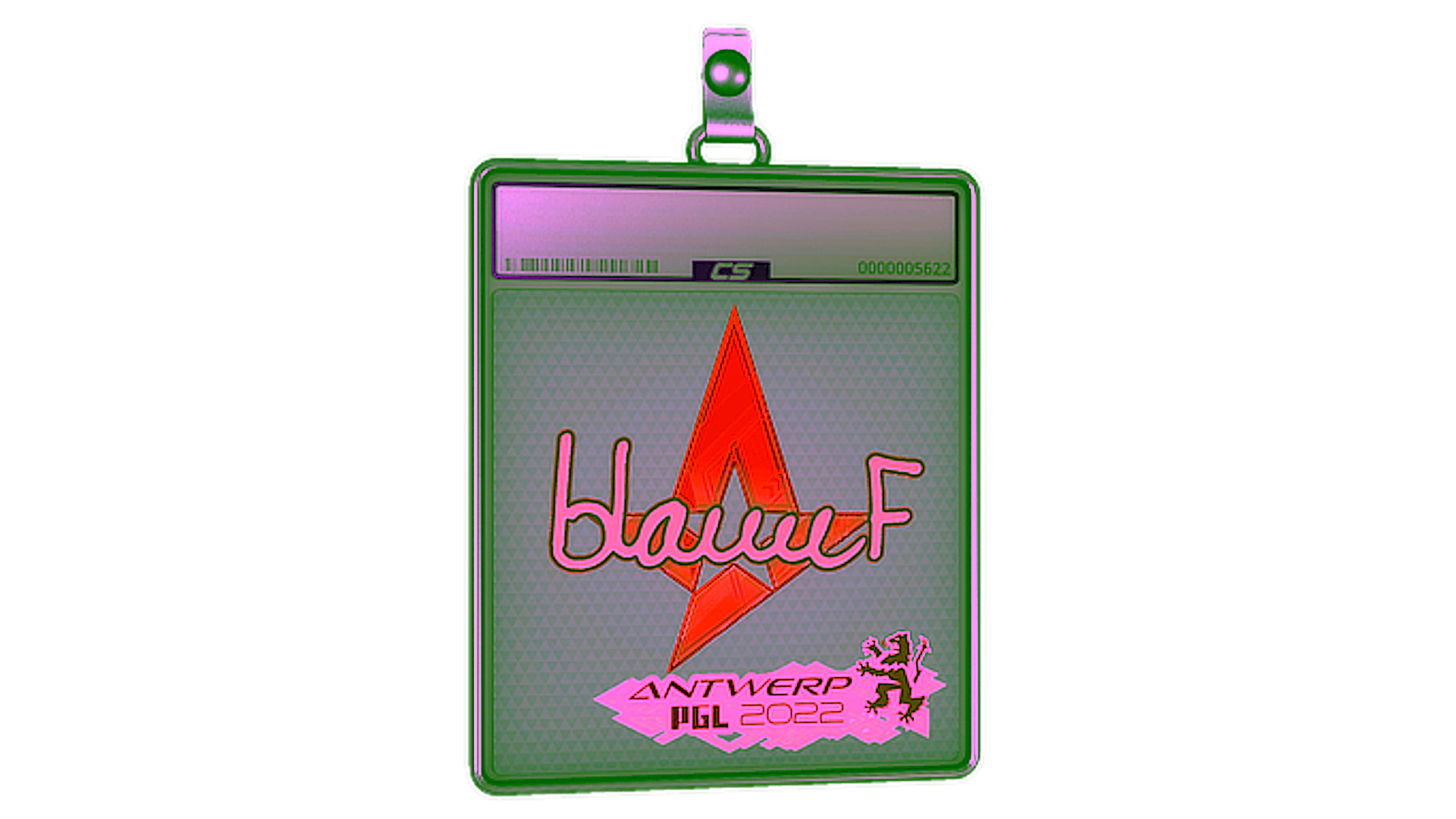 Display for Sticker Slab | blameF (Holo) | Antwerp 2022