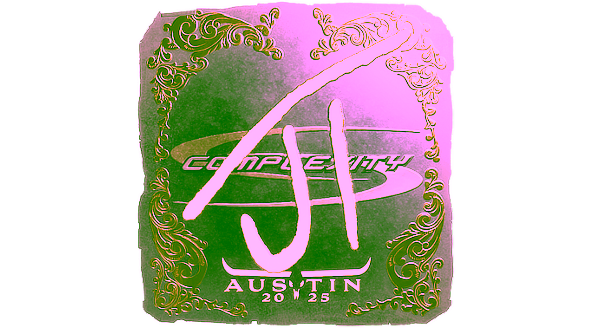 Visar för Sticker | JT (Gold) | Austin 2025