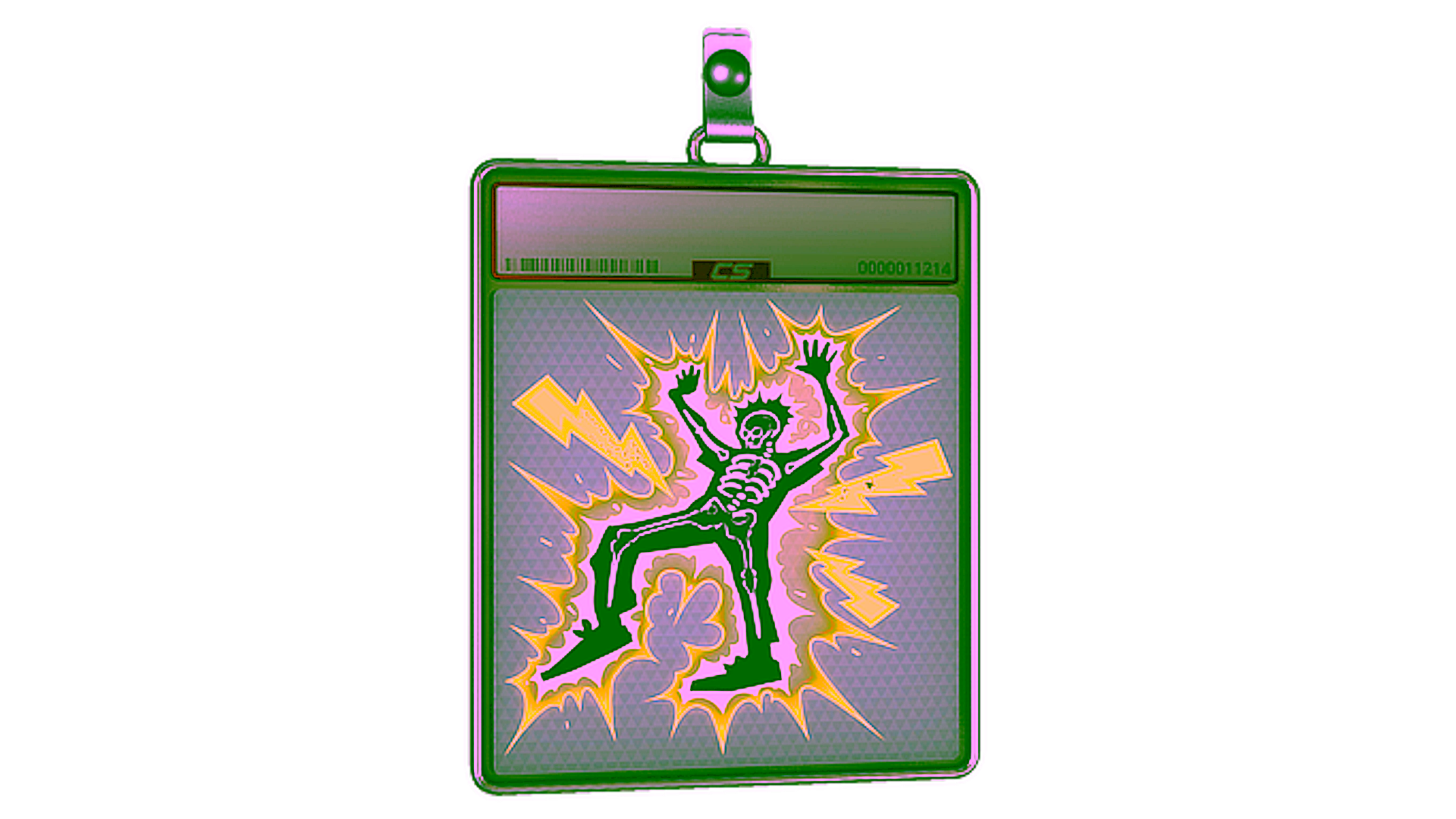 Display for Sticker Slab | Electric Avenue (Lenticular)