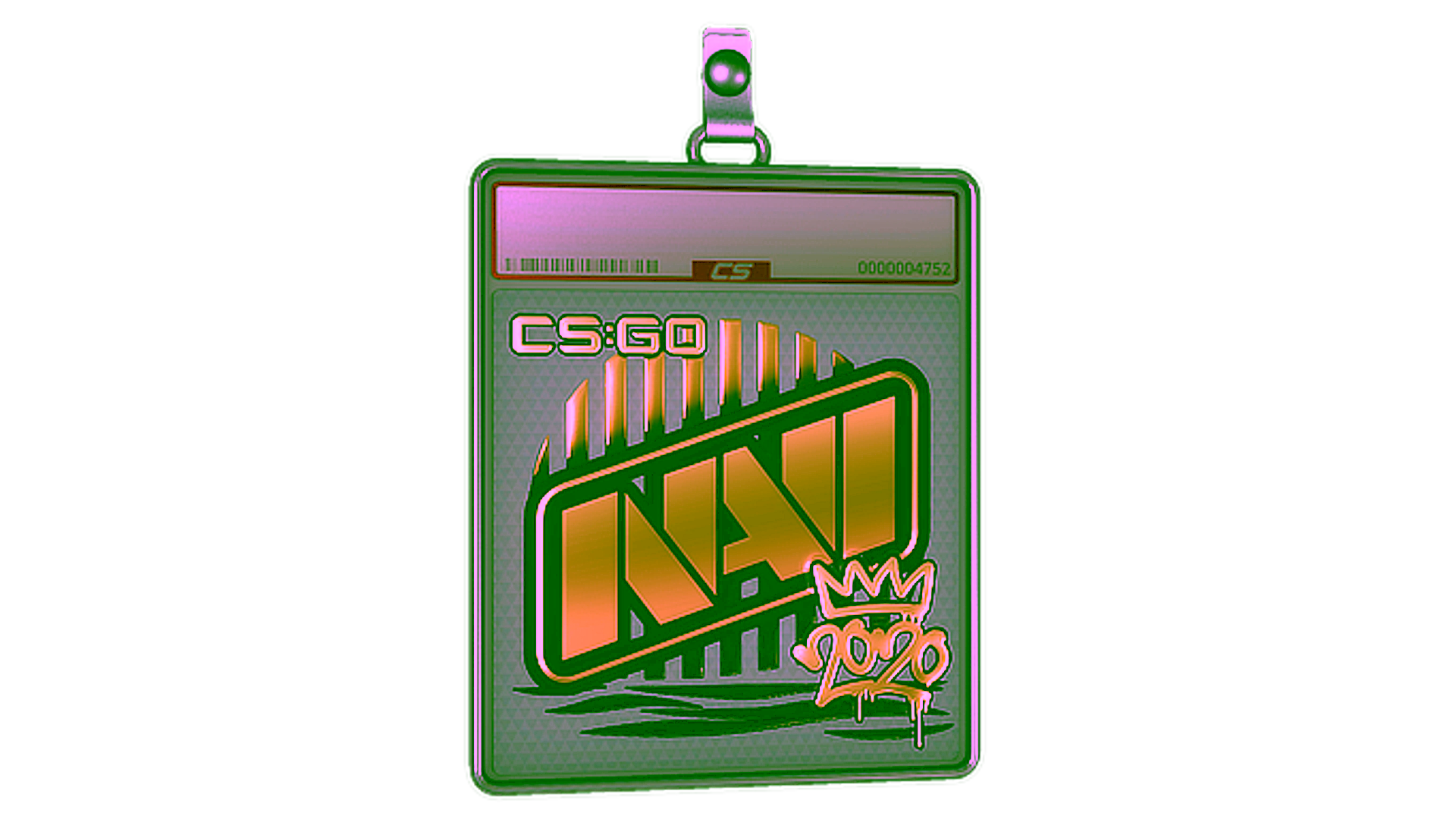 Display for Sticker Slab | Natus Vincere (Gold) | 2020 RMR