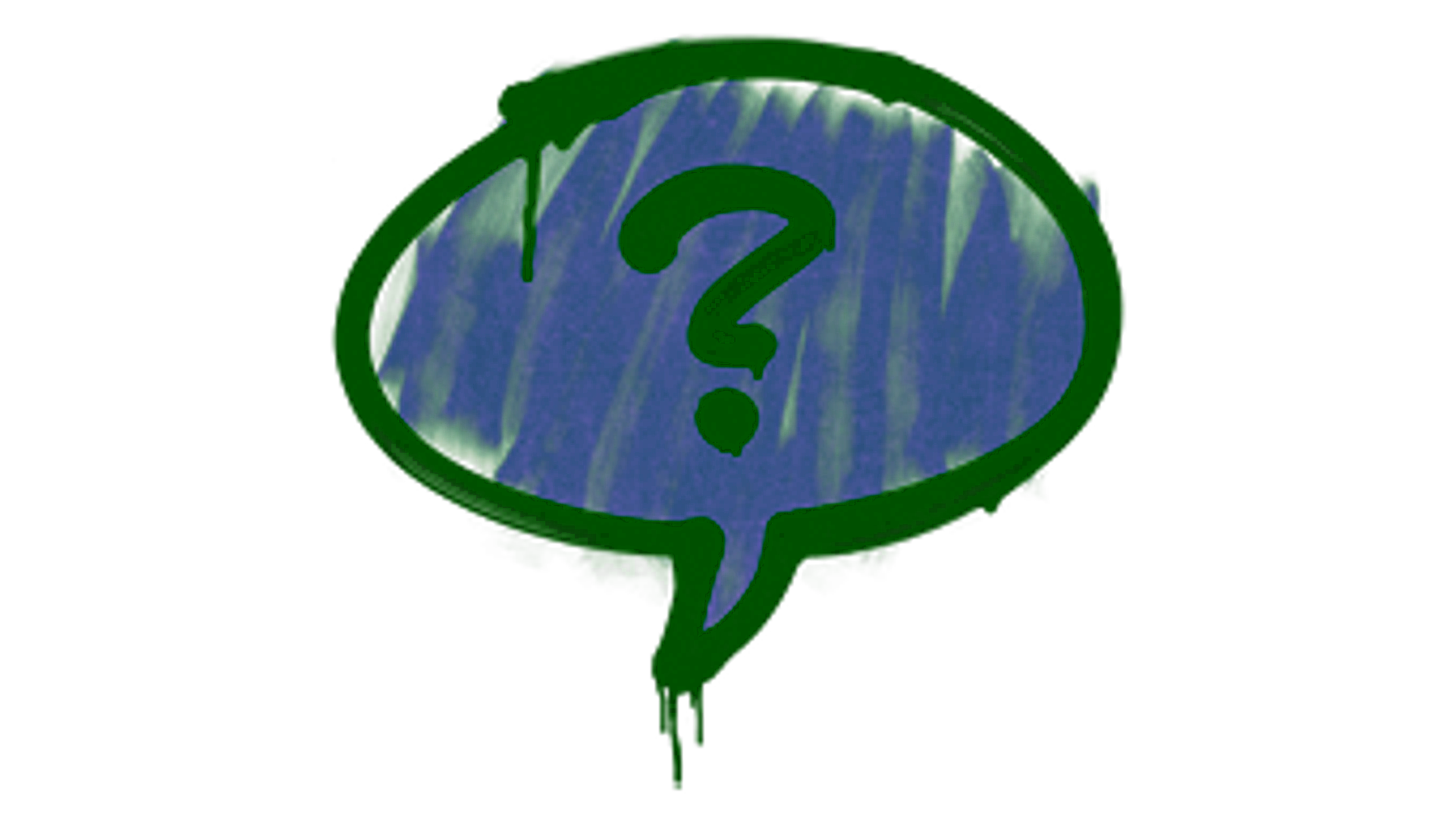 Display for Sealed Graffiti | Question Mark (Monster Purple)