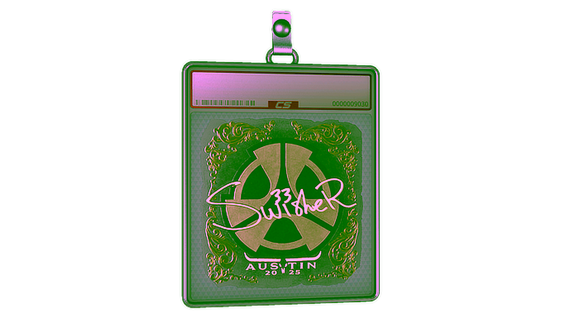 Display for Sticker Slab | Swisher (Gold) | Austin 2025