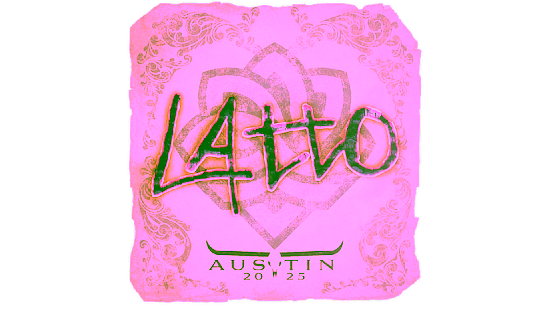 Display for Sticker | latto | Austin 2025