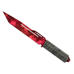 Paracord Knife Doppler Ruby