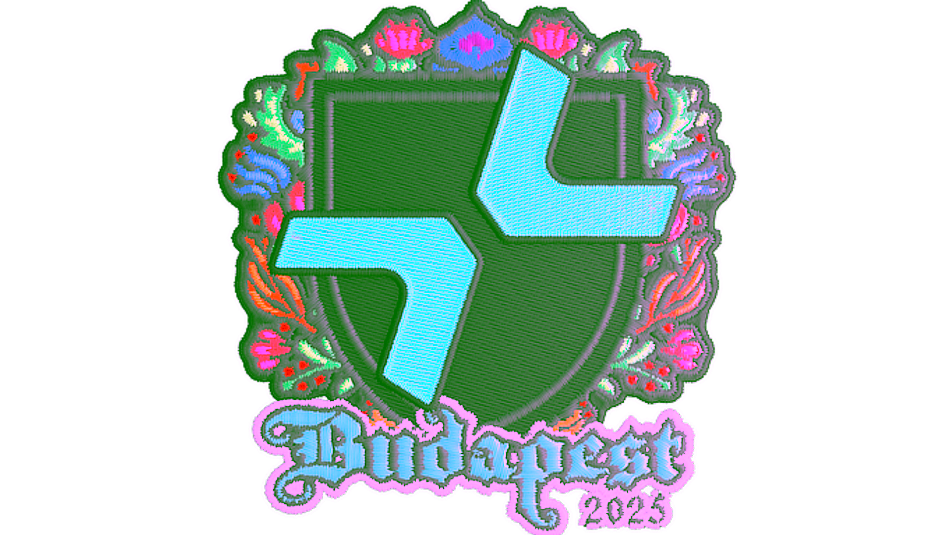 Display for Sticker | PARIVISION (Embroidered) | Budapest 2025