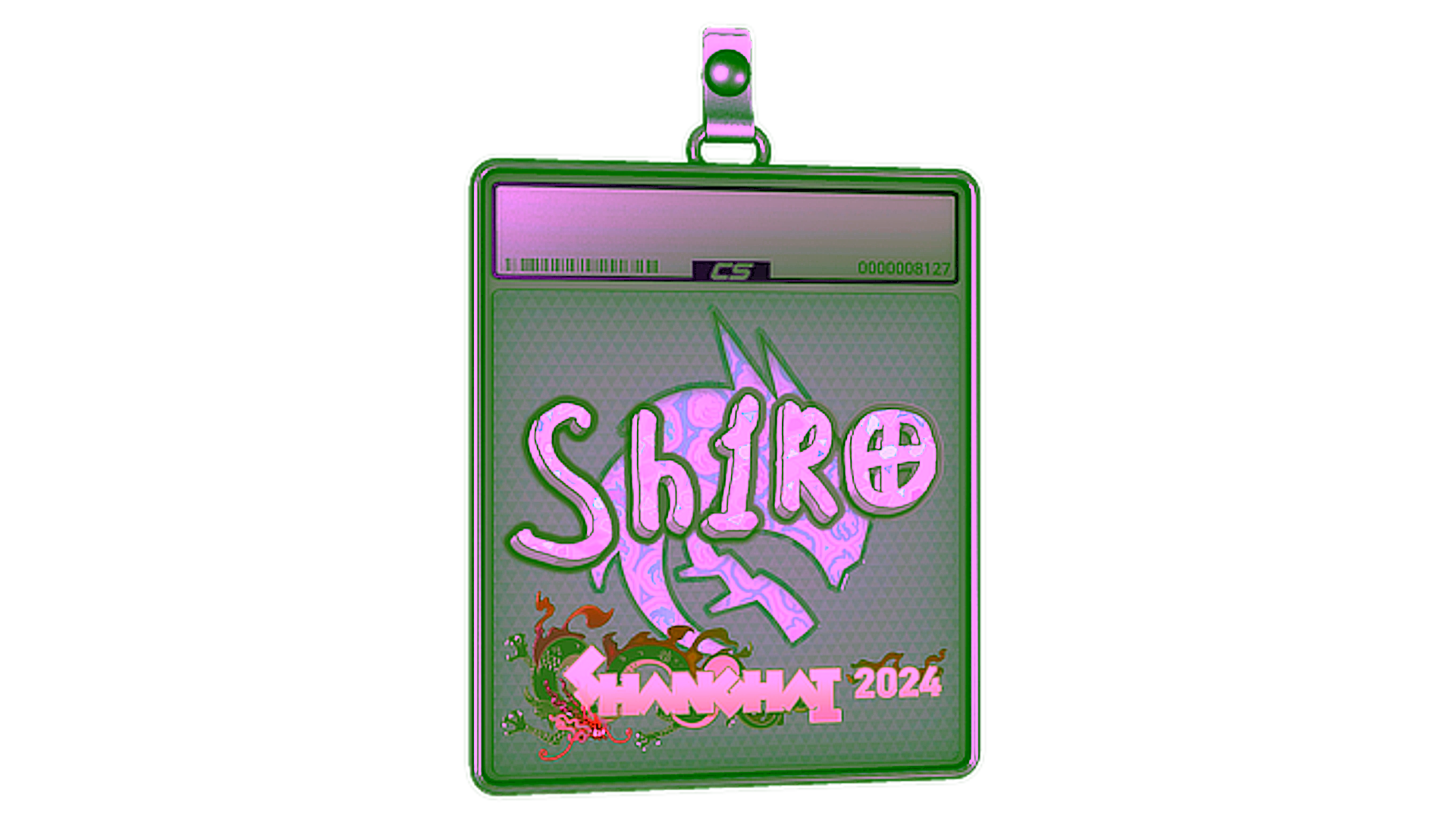 Дисплей для Sticker Slab | sh1ro (Holo) | Shanghai 2024