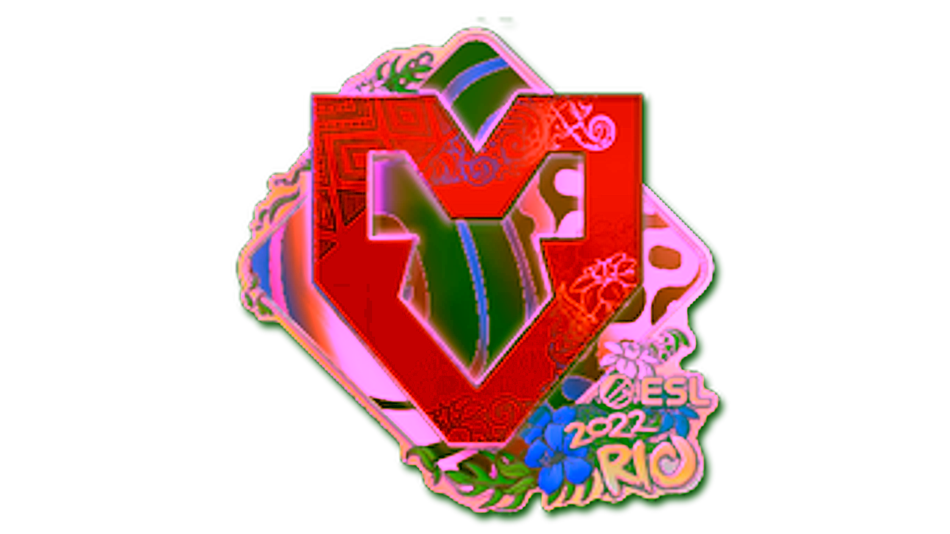 Visar för Sticker | MOUZ (Holo) | Rio 2022