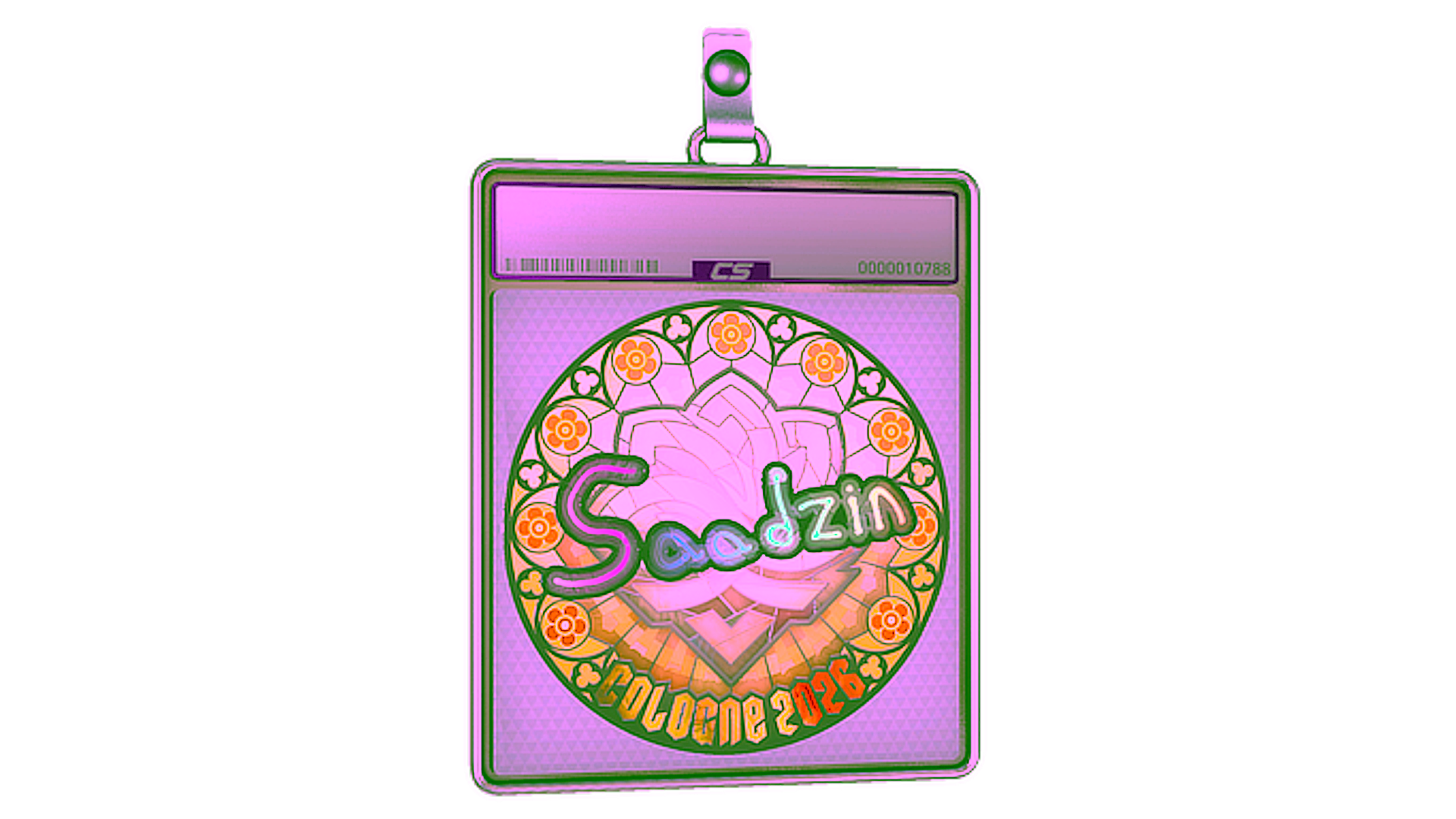 Display for Sticker Slab | saadzin (Holo) | Cologne 2026