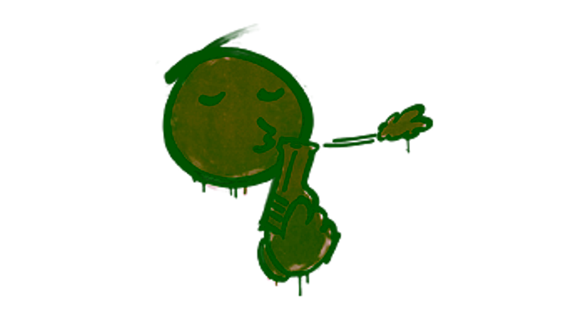 Display for Sealed Graffiti | Quickdraw (Brick Red)