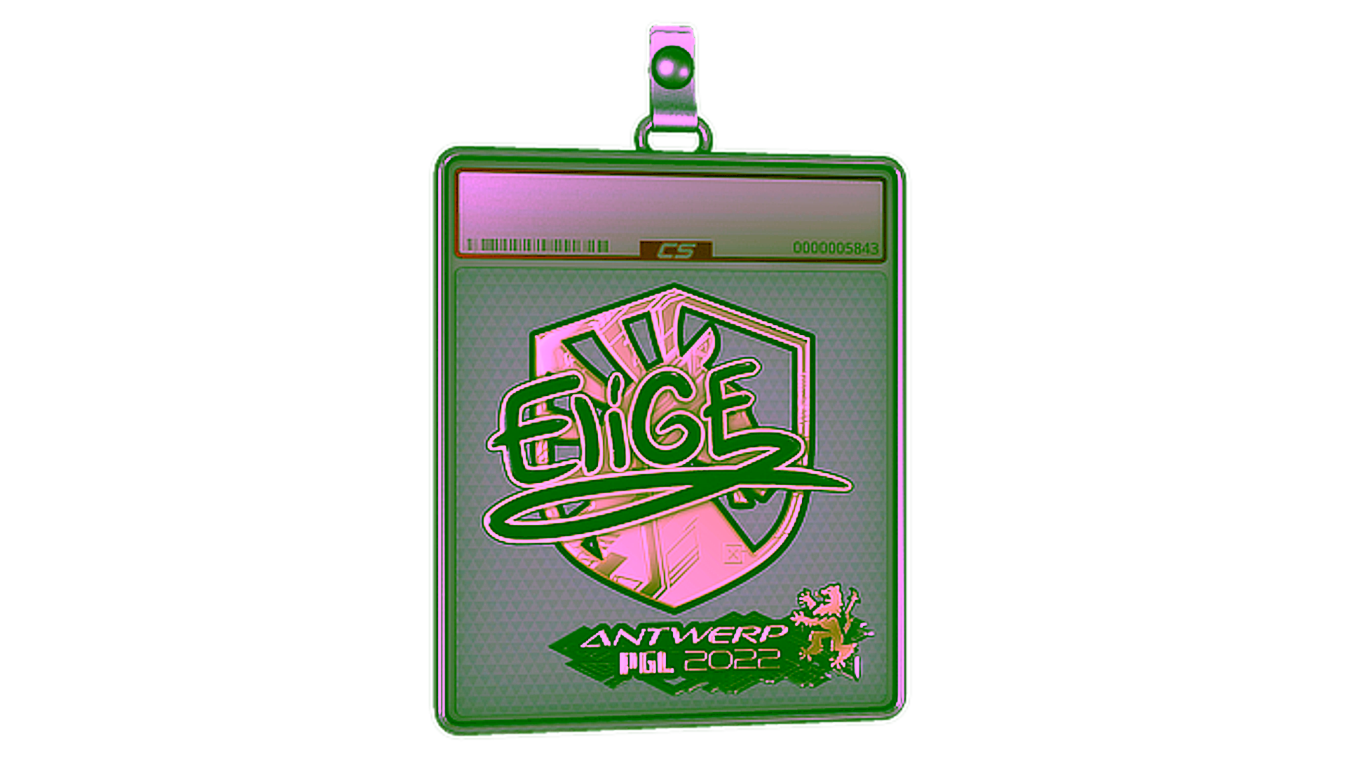 Display for Sticker Slab | EliGE (Gold) | Antwerp 2022