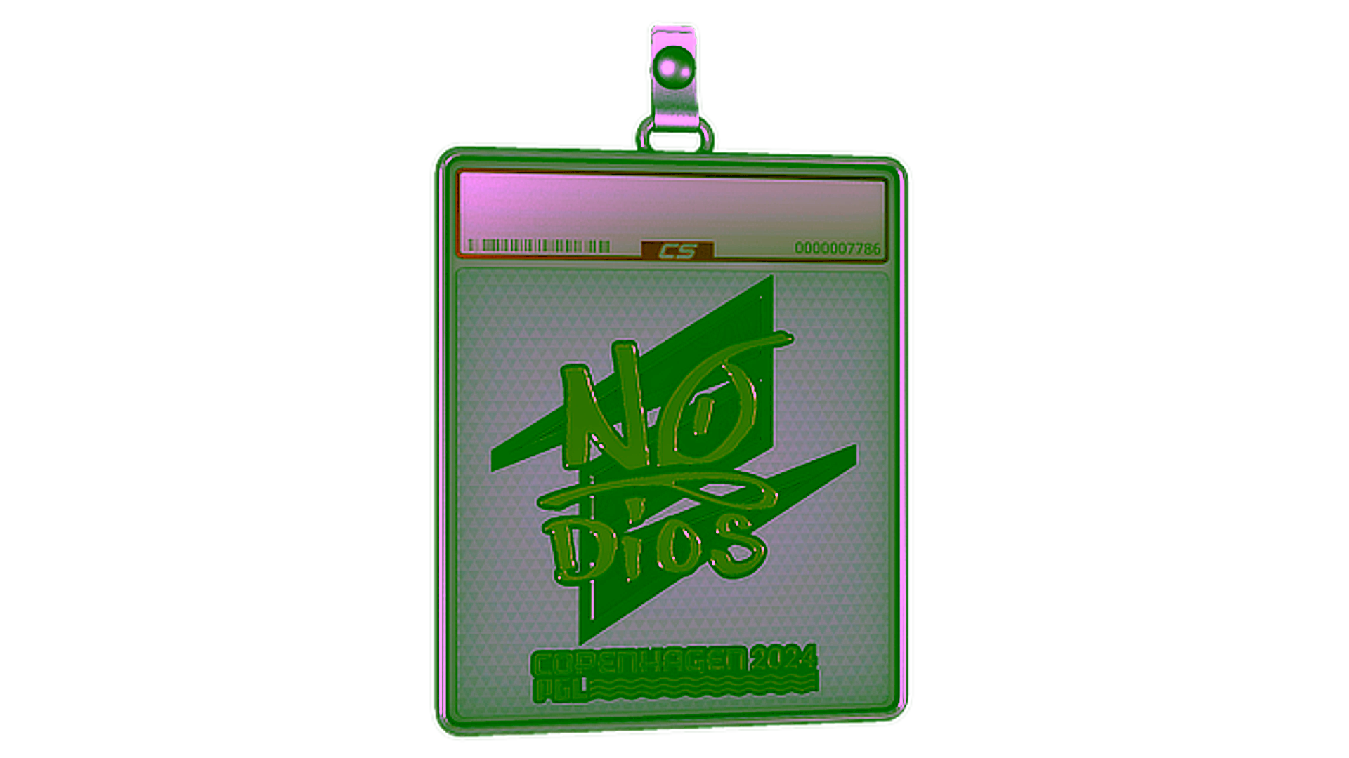 Display for Sticker Slab | Nodios (Gold) | Copenhagen 2024