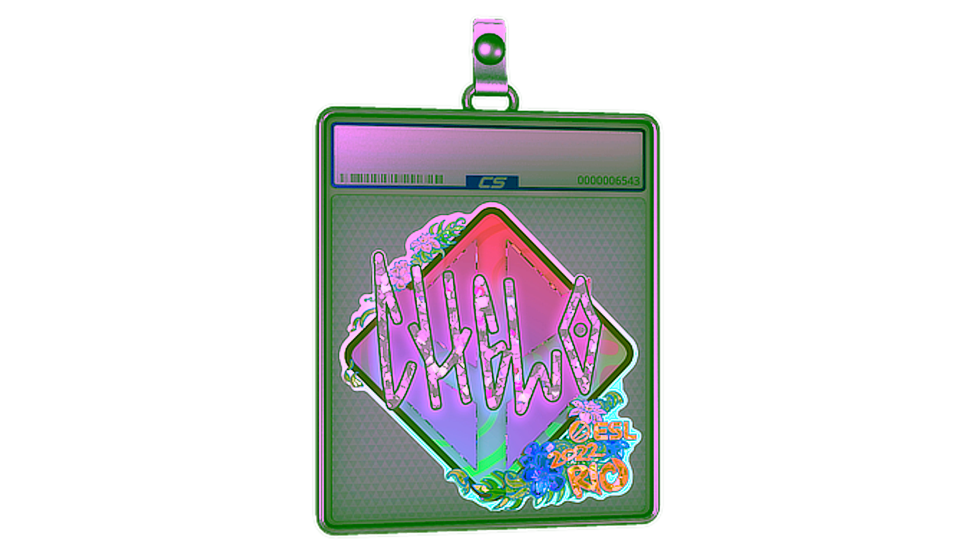 Rodyti Sticker Slab | chelo (Glitter) | Rio 2022