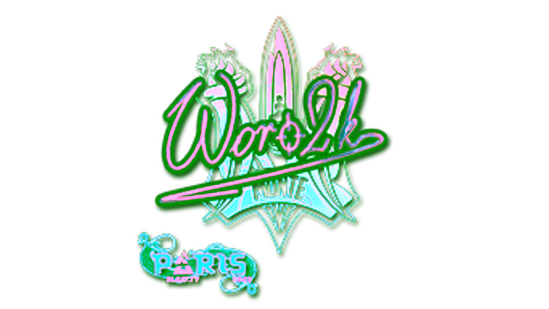 Display for Sticker | Woro2k (Holo) | Paris 2023